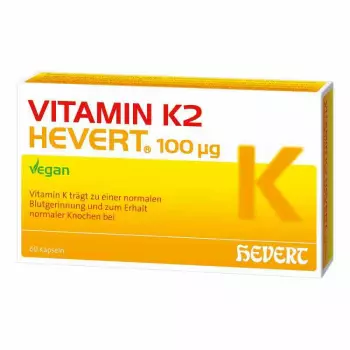 Packshot Vitamin K2 von hevert.