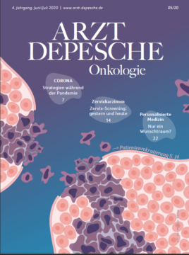 Titelseite Arzt-Depesche 5/2020 Onkologie