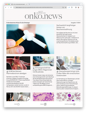 Titelseite onko.news digital 1-2024