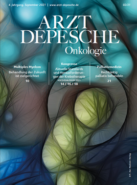 Titelseite Arzt-Depesche 2/2021 Onkologie